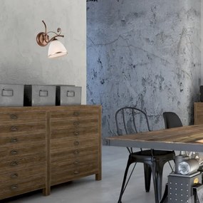 Aplică LED Brilagi ANTICO 1xE27/60W/230V bronz patină