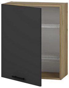 Dulap superior Vento GC-60/72, stejar kraft / antracit