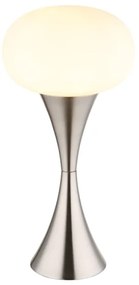 Lampă de masă Globo 21027N LULA 1xE14/25W/230V crom mat