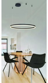 Lustra LED XXL cu telecomanda design modern circular HALO 150 CCT BK