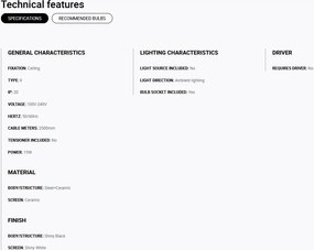 Pendul ceramic design decorativ VENICE White