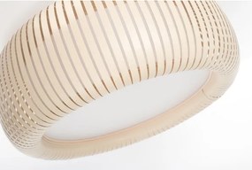 Plafonieră STRIPES, 2x E27/40W/230V, Ø55 cm, crem/alb