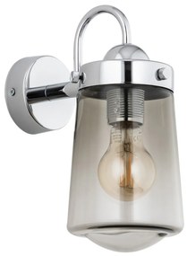 Aplica moderna design elegant PASADENA crom/fumuriu
