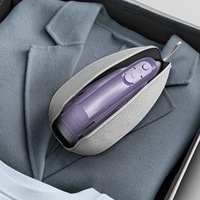 Fier de călcat Tefal DB1612E0, 1000 W, 70 ml, Dry&Steam, abur vertical, Microsteam 200, alb/violet