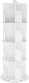 Biblioteca ERION TIP 1, alb, 41x41x127 cm