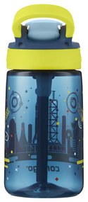 Sticlă pentru copii Contigo Gizmo Flip 420 ml Blue Nautical Space