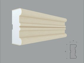 Ancadrament fereastra exterior FP142 dimensiuni 130x60x2000mm