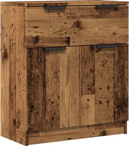 vidaXL Dulap, lemn învechit, 60x30x70 cm, lemn prelucrat