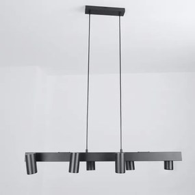 Brilagi - Lustră suspendată pe cablu SELE 6xGU10/30W/230V neagră