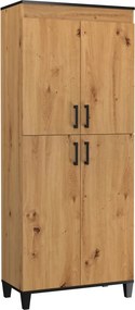 Dulap POLA 17 – 80x40x193 cm – Stejar Artisan