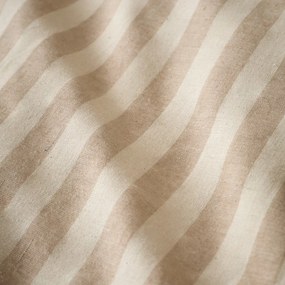 Lenjerie de pat portocalie pentru pat dublu/extinsă cu 3 piese 230x220 cm Cotton Rich Woven Stripe – Pineapple Elephant