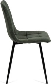 Scaune de dining verzi 2 buc. tapițate Moseby – Bonami Essentials