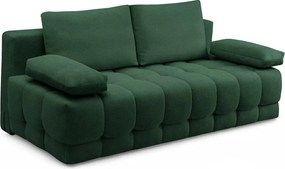 Canapea extensibilă Tuko cu ladă - verde țesătură Freya 210-09