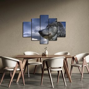 Tablou - Cap de lup (150x105 cm)