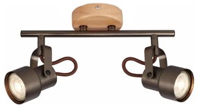 Brilo - Spot LED TAHUN 2x GU10/5W/230V, maro