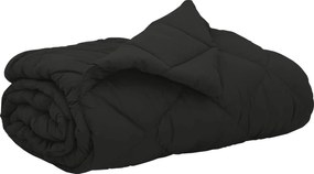 vidaXL Pilotă de vară Negru 240 x 260 cm Microfibră