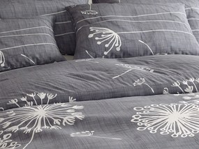 Lenjerie de pat din bumbac SOFT MEADOW gri Dimensiune lenjerie de pat: 70 x 90 cm | 140 x 200 cm