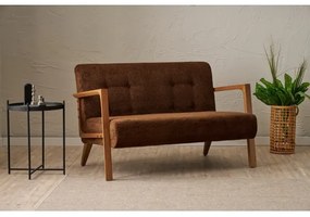 Canapea TUMI, 2 locuri, maro