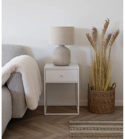 Noptieră albă Vita – House Nordic