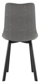 STONES Scaun acoperit cu material textil ușor de curățat. Picioare din metal vopsit 45cm X 56cm H. 86cm | Aosom Romania