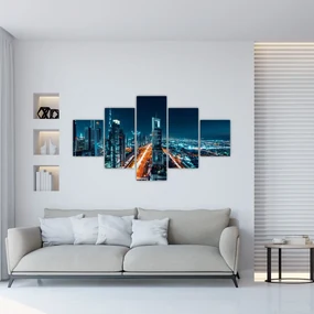 Tablou - Noaptea la Dubai (125x70 cm), în 40 de alte dimensiuni noi