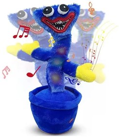 Zaparkorun Pluș dansator și vorbitor Huggy Wuggy - albastru