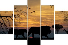 Tablou cu Safari (150x105 cm)