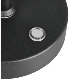 Veioză neagră LED (înălțime 45 cm) Moreno – Trio