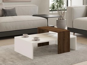 Masă de cafea Glowie (Nuc + Alb). 1089470