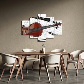 Tablou - Unelte muzicale (150x105 cm)