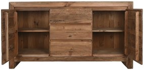 Bufet, natur, din lemn de pin reciclat, Albarel