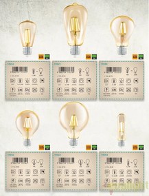 Bec E27-LED-G95 4W 2200k 11522 EL