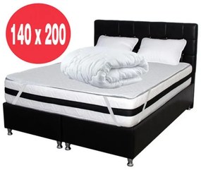 Set avantaj saltea memory foam crin 140x200x25 plus 2 perne