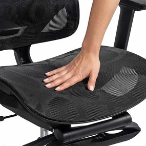 Scaun ergonomic SYYT 9519 negru, suport 150 kg și brațe 3D