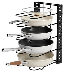 Organizator tigai Livit, metal, negru, 30 x 38 x 20.5 cm
