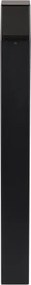 Lampă de exterior 1xE27/40W/230V IP44 80 cm neagră/fumurie