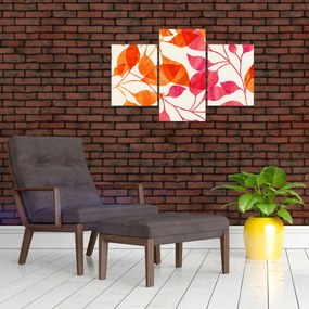 Tablou - Frunze portocalii (90x60 cm)
