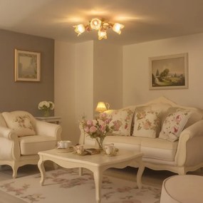 Lustră aplicată FIORINTINO 4xE14/40W/230V