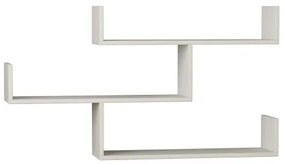 Etajeră de perete TIBET 66,5x119 cm albă