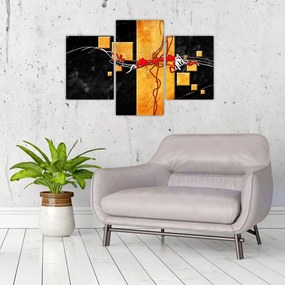 Tablou abstract - Dansatoare (90x60 cm)