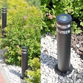 Lampă de exterior RINO 1xE27/12W/230V IP54 44 cm negru