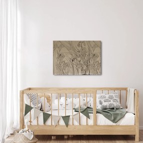 Tablou - Contururile plantelor (70x50 cm)