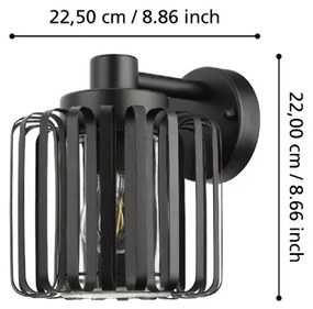 Aplică de exterior SELINUS 1xE27/40W/230V IP65 Eglo 900672