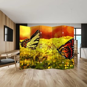 Paravan - Fluturi (210x170 cm)