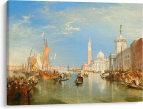 Tablou - Joseph Mallord William Turner, Venice the Dogana and San Giorgio Maggiore, reproducere (70x50 cm)