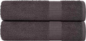 vidaXL Prosoape de mâini, FROGN, antracit, 50x100 cm, 360 g/m²