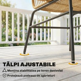 Outsunny bistro mobilier ratan polyrattan | Aosom Romania