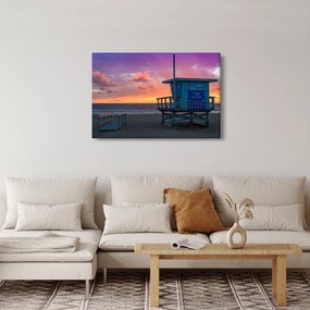 Tablou de pe plaja Santa Monica (90x60 cm)