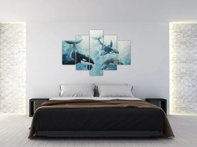 Tablou - Pictură subacvatică (150x105 cm)