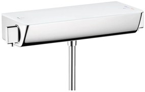 Hansgrohe Ecostat baterie de duș perete cu termostat crom-alb 13161400